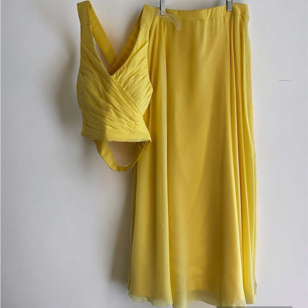 Elegant Yellow Prom Dress